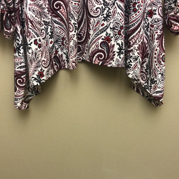 Faded glory xxl floral paisley dress blouse top - Picture 3 of 6